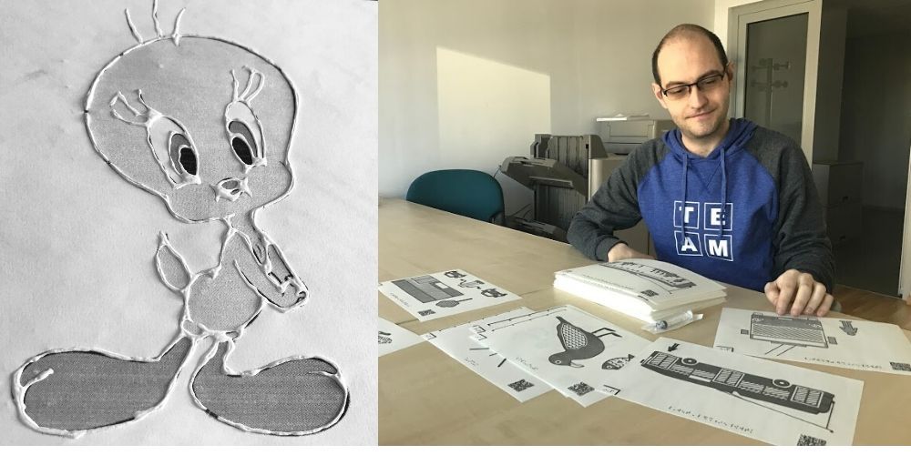 Tactile Printer ADU Lumea prin Culoare si Sunet